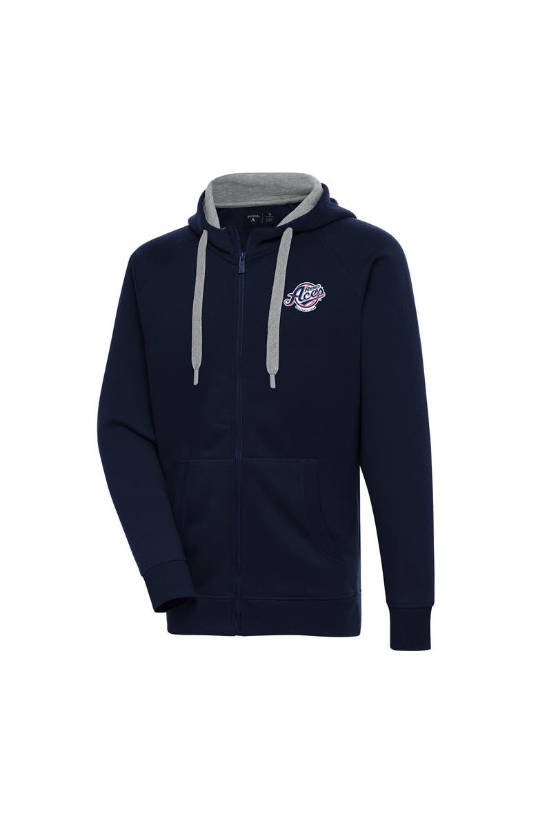 ANTIGUA Men's Antigua  Navy Reno Aces Victory Full-Zip Hoodie, Alternate, color, 
