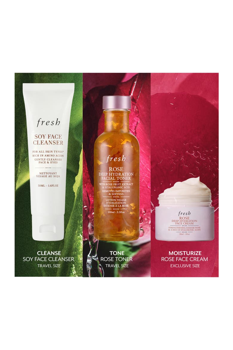 Rose Hydration Ritual Set $71 Value, Alternate, color, NO COLOR