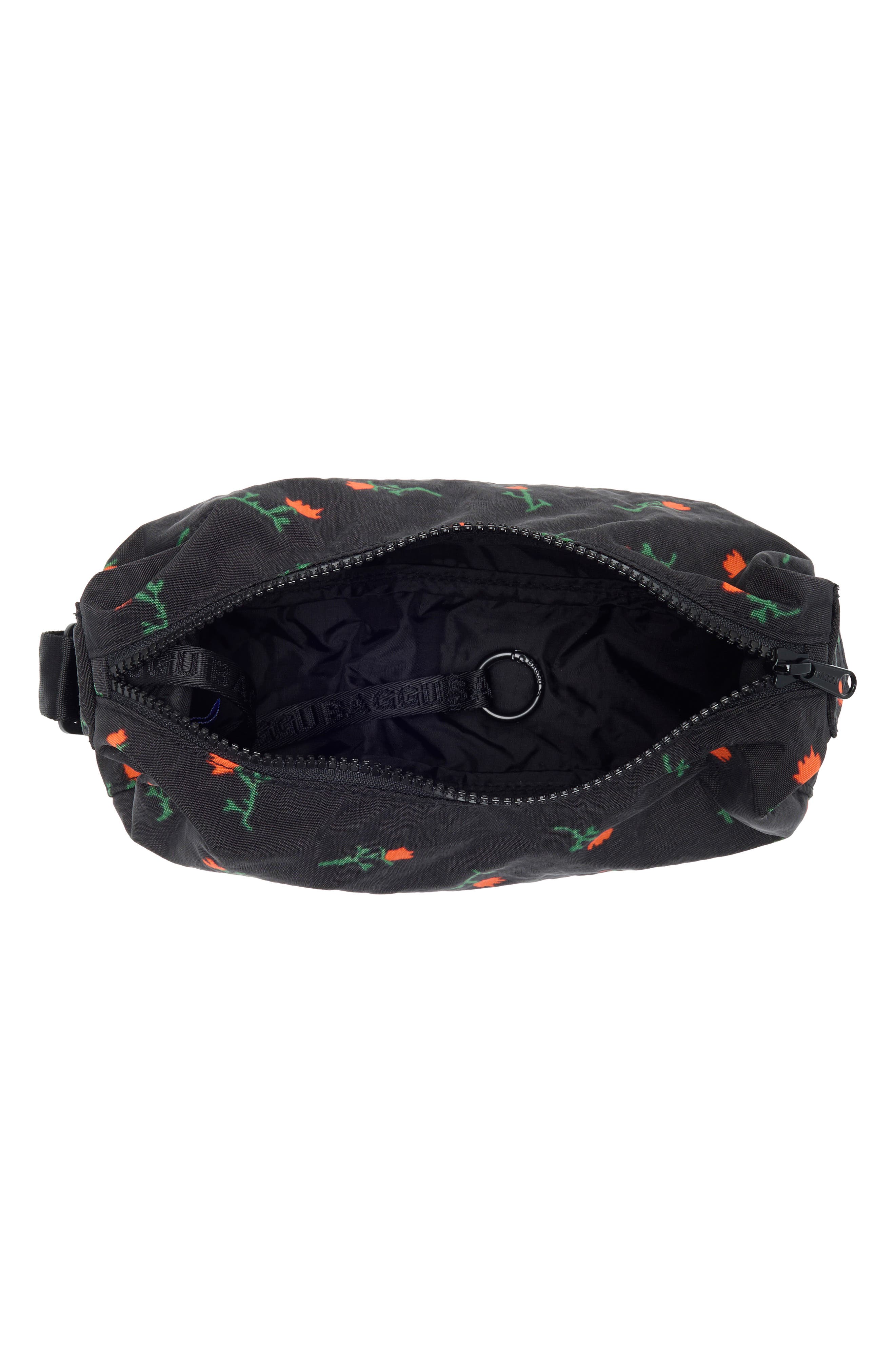 Small Nylon Crescent Bag, Alternate, color, PAINTED WILDFLOWER
