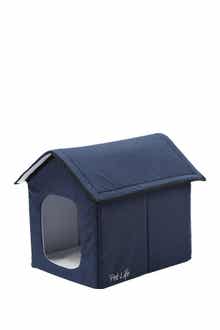 PET LIFE "Hush Puppy" Electronic Heating and Cooling Smart Collapsible Pet House - Small