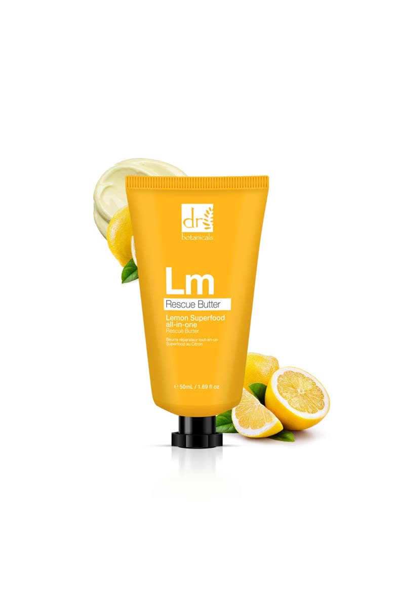DR BOTANICALS Lemon Superfood All-In-One Rescue Butter Duo Pack 100ml, Alternate, color, White