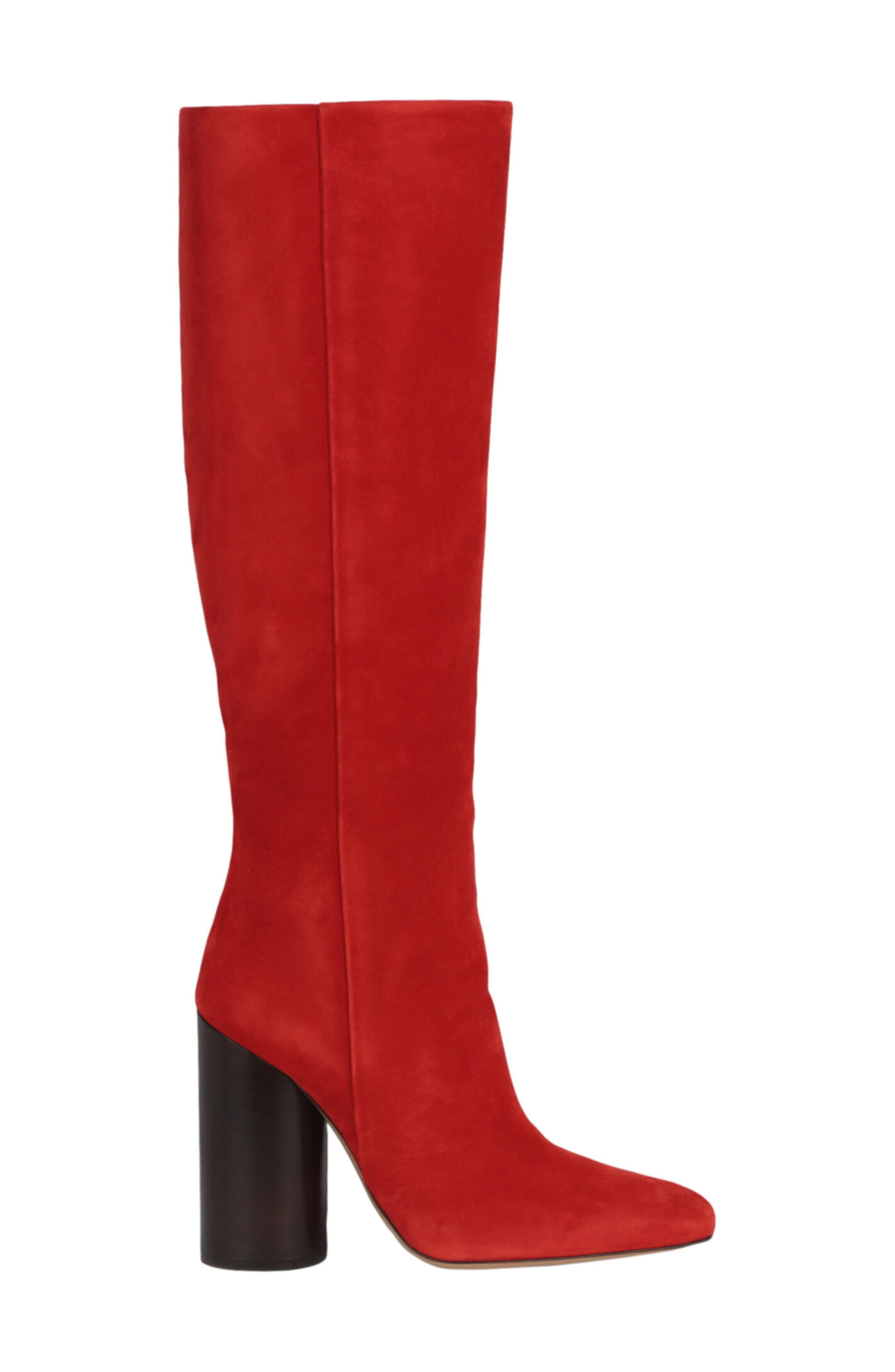 FERRAGAMO Pampero Suede Knee High Boot, Alternate, color, 