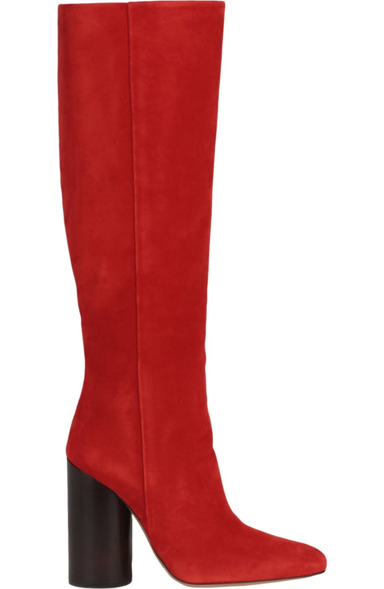 FERRAGAMO Pampero Suede Knee High Boot, Alternate, color,