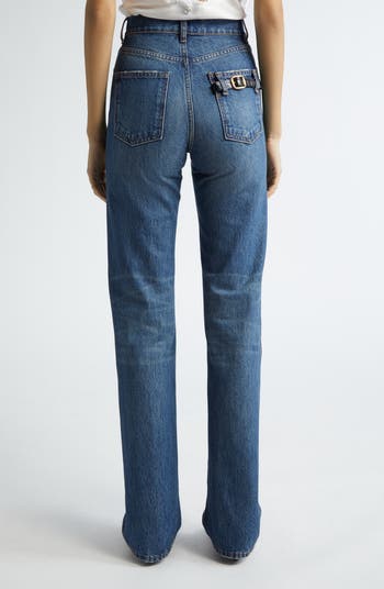 Coperni High Waist Straight Leg Jeans | Nordstrom