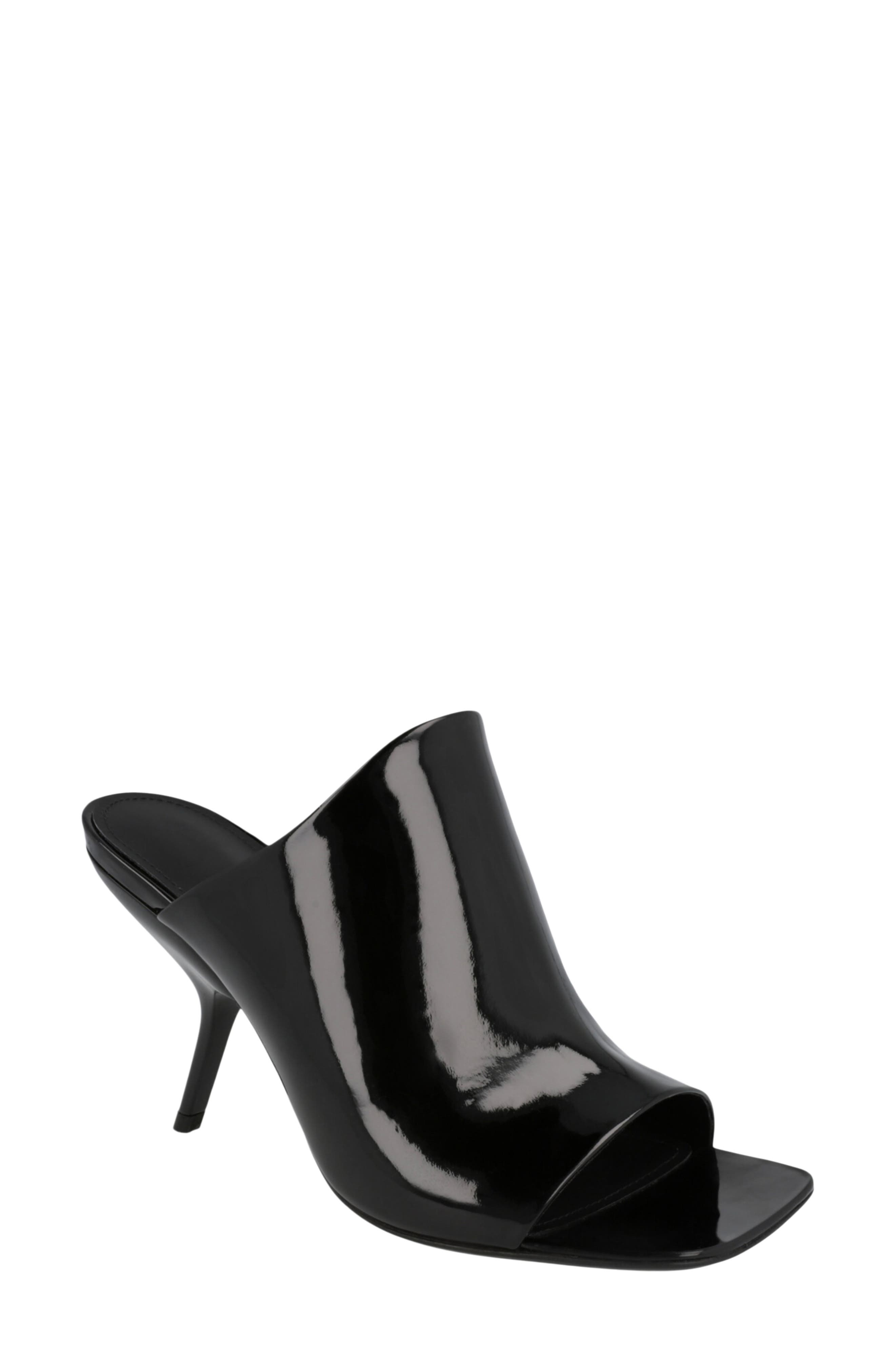 Era Patent Leather Mule, Main, color, BLACK
