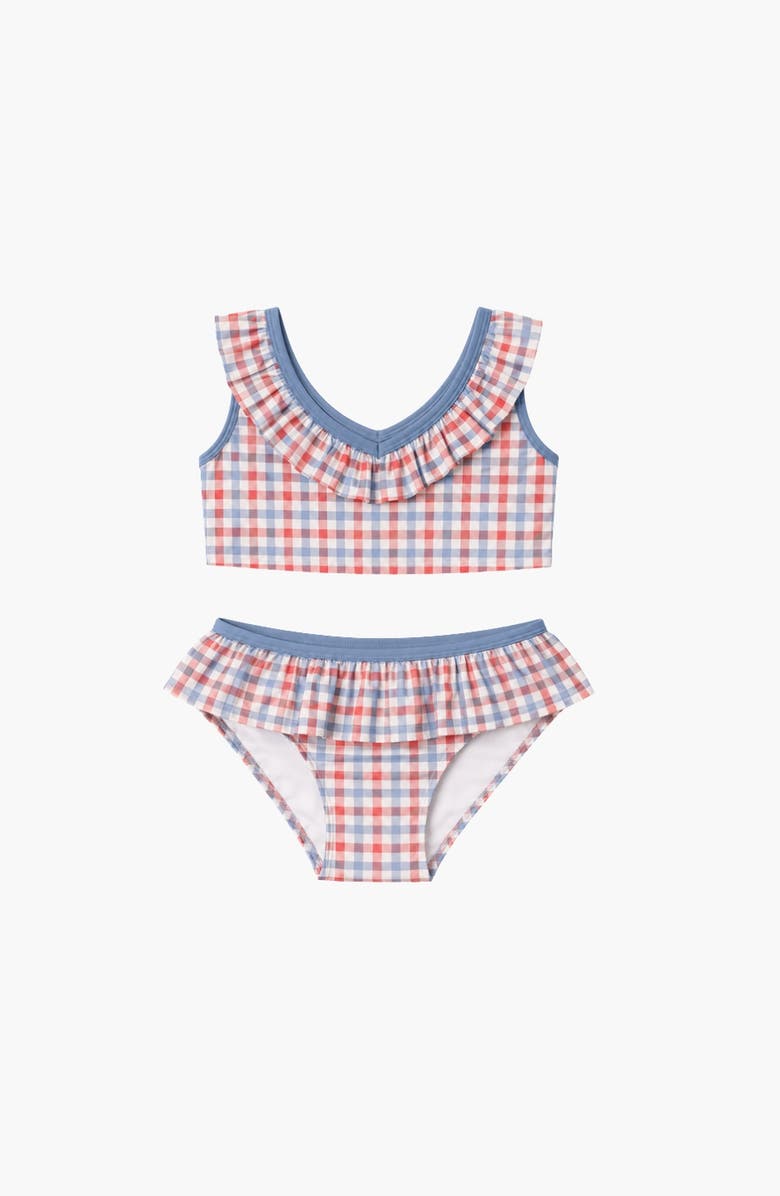 Little Paper Kids Cece Bikini, Main, color, Heritage Gingham