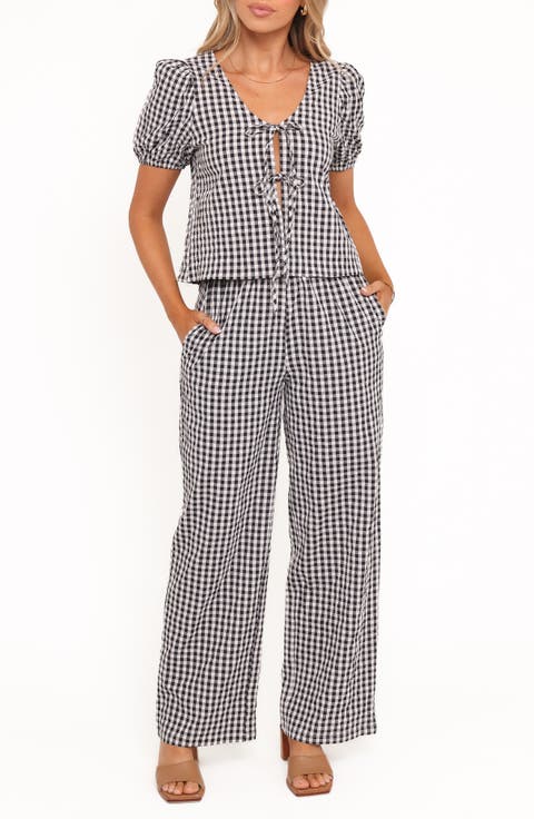 Hilda Gingham Shirt & Pants