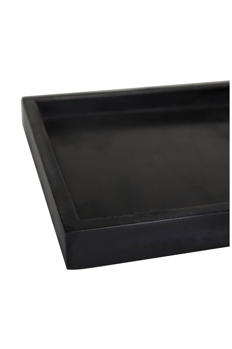 Set of 2 Marble Trays, Alternate, color, BLACK