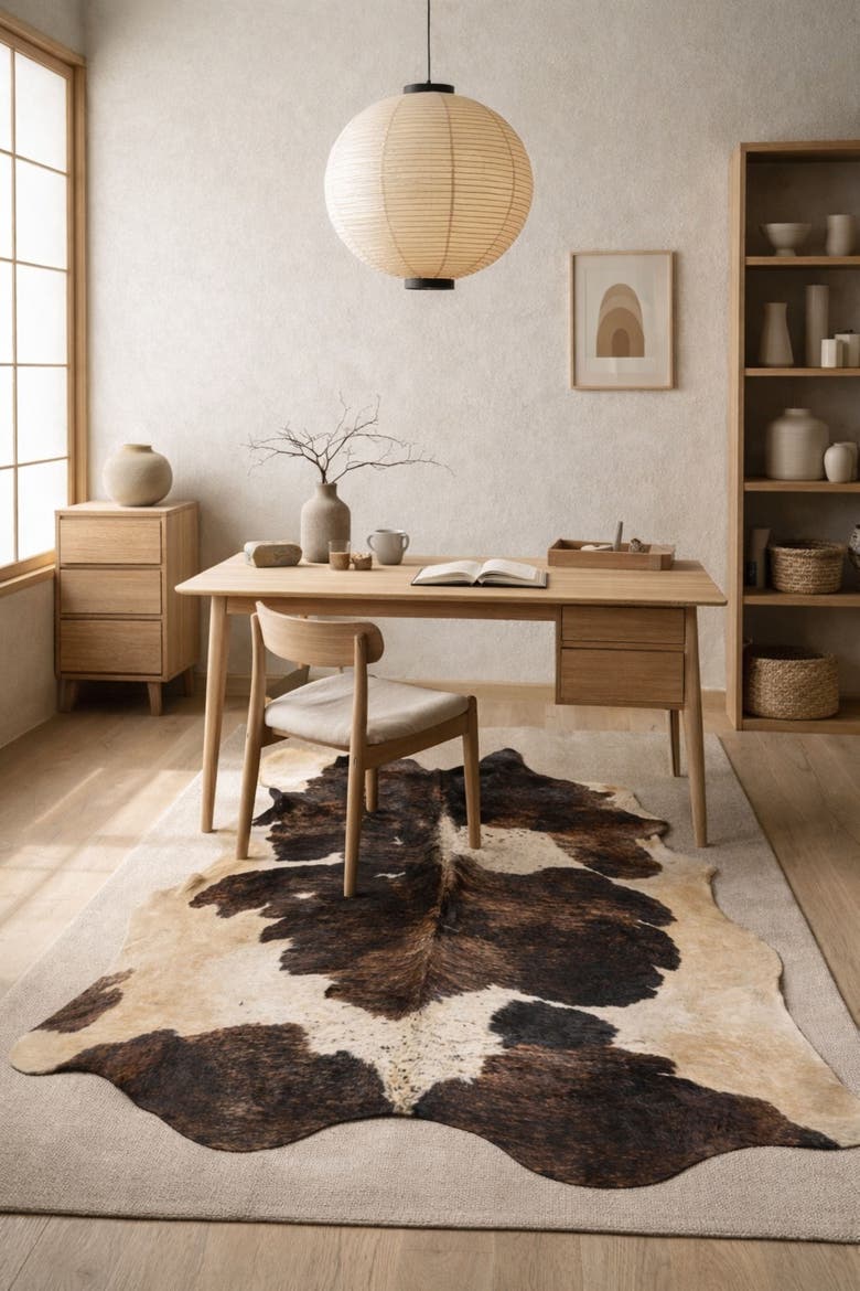 Eco Hides Brindle Cowhide Rug  7'11" × 6'4", Alternate, color, Brindle