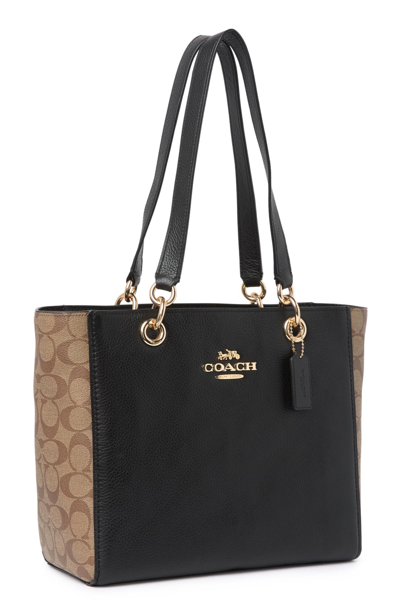 COACH Signature Jess Leather Tote, Alternate, color, 