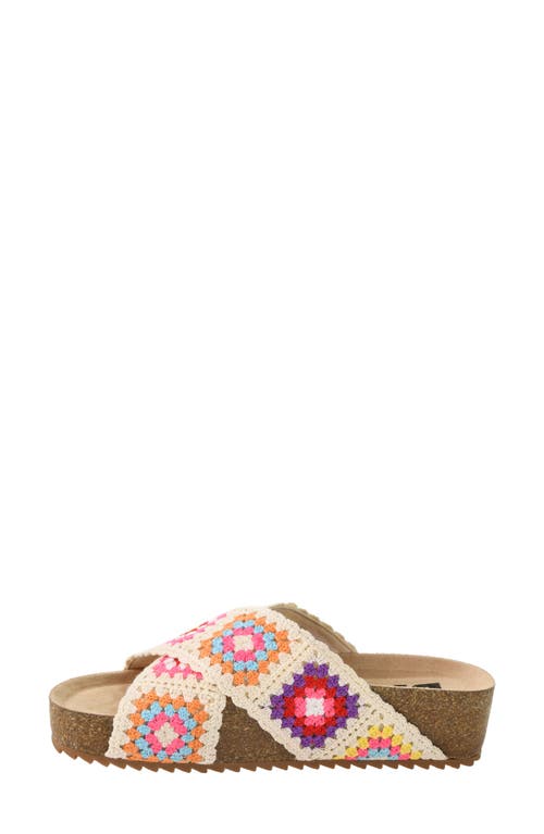 Dirty Laundry Mullberry Platform Sandal In Multi