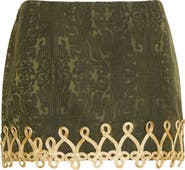 KIM SHUI Chi Jacquard Miniskirt