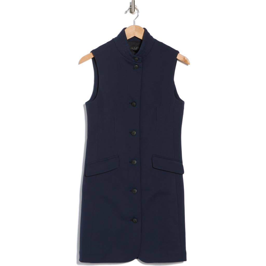 Rag & Bone Sadie Vest Dress In Navy