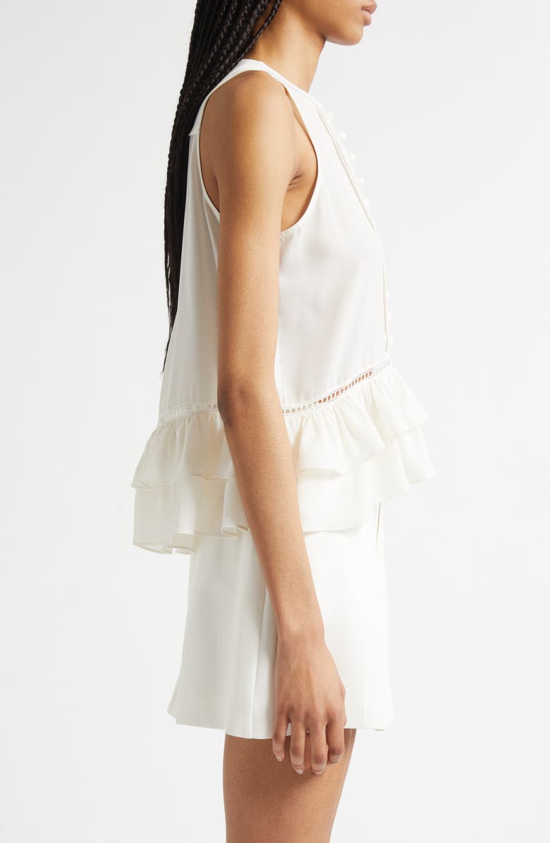 Cinq à Sept Leesal Pintuck Pleat Top, Alternate, color, Ivory