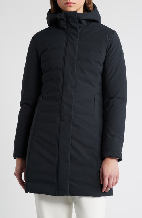 Save The Duck Leyla Water Resistant Hooded Jacket in Black 