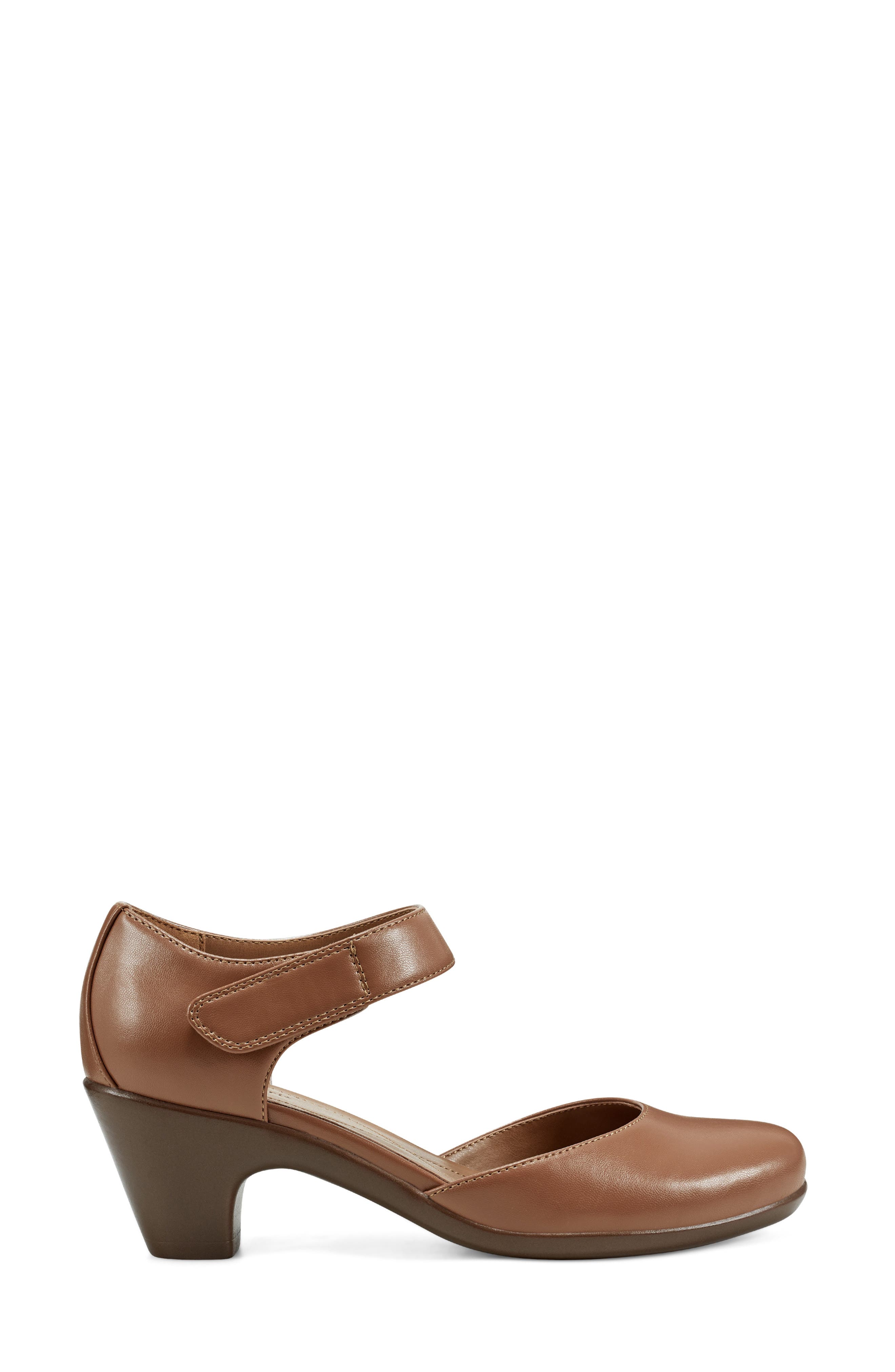 Easy Spirit Casity d'Orsay Mid Pump, Alternate, color, Medium Brown