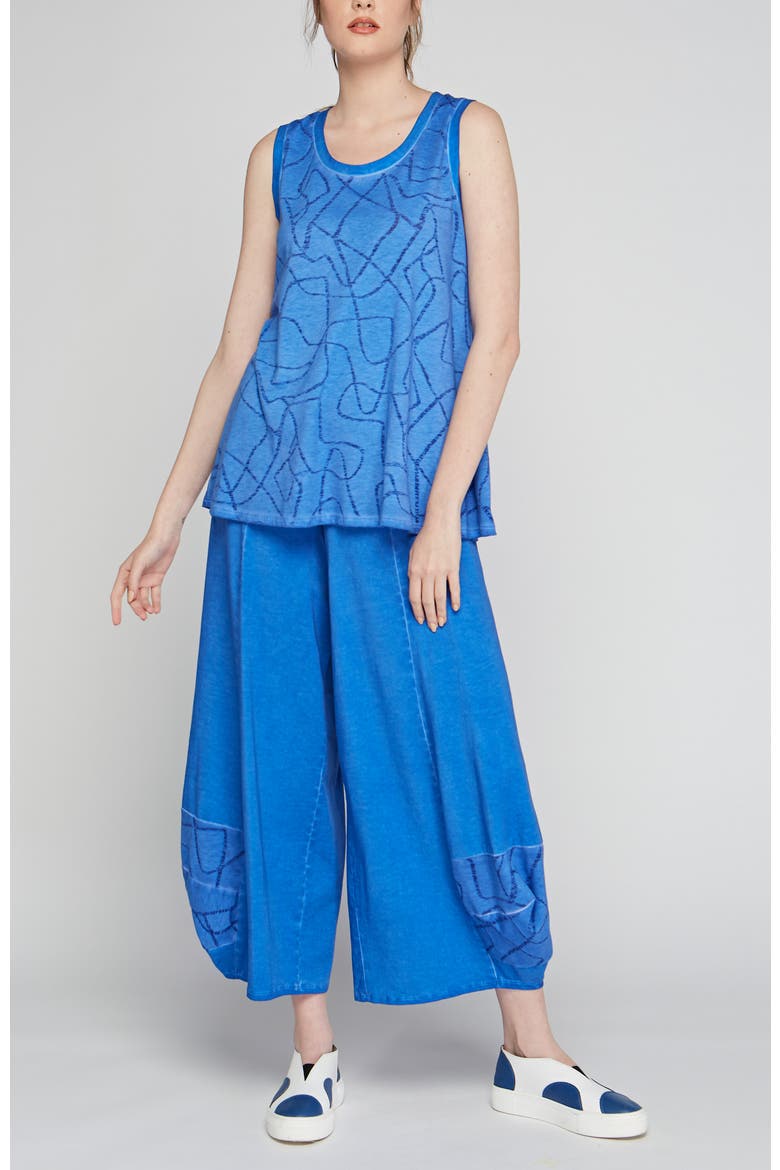 Viva Cotton Jersey Pants, Main, color, Blue