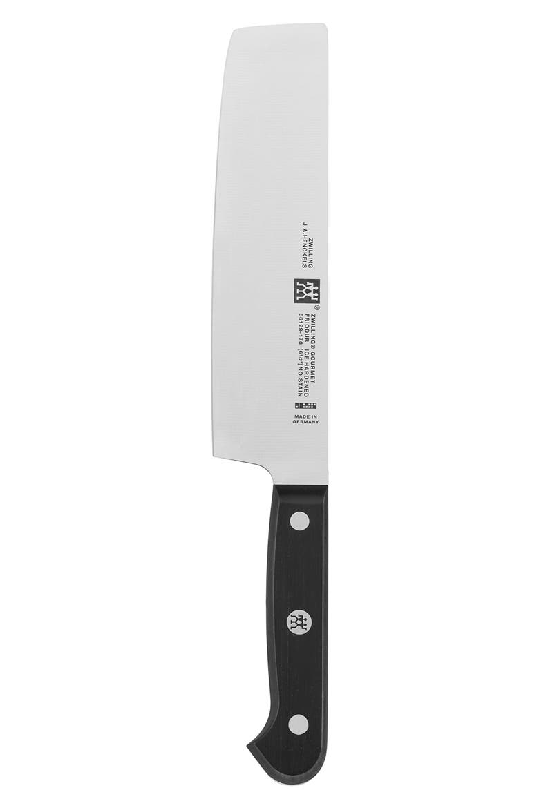 Gourmet 6.5-Inch Nakiri Knife, Main, color, SILVER
