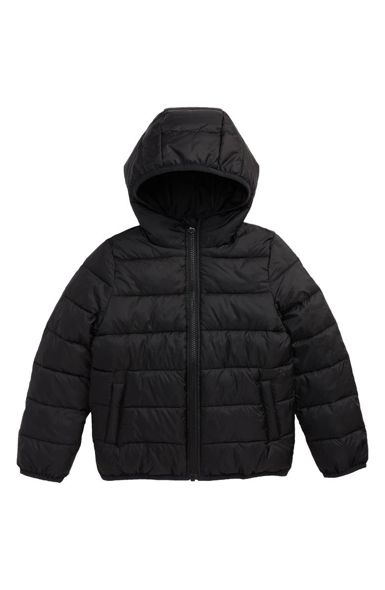 Nordstrom Kids' Hooded Puffer Jacket, Main, color, 