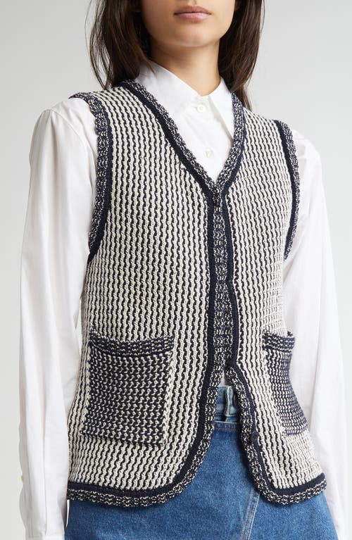EENK EENK V-NECK COTTON SWEATER VEST 