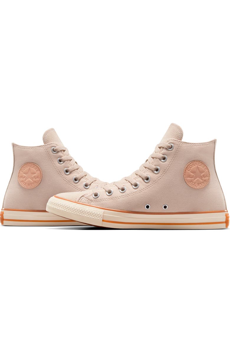 Converse Gender Inclusive Chuck Taylor All Star Canvas High Top Sneaker, Alternate, color, Warm Clay/ Vachetta Beige