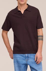 NN07 Ryan 6311 Cotton & Linen Johnny Collar Polo