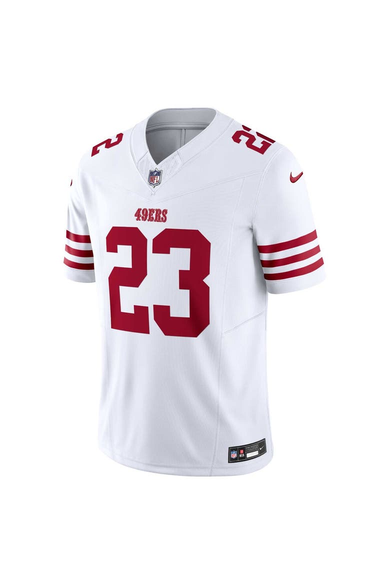 Men's Nike Christian McCaffrey White San Francisco 49ers Vapor F.U.S.E. Limited Jersey, Alternate, color, White
