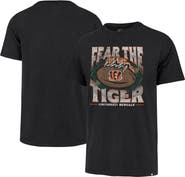 '47 Men's '47 Black Cincinnati Bengals Regional Franklin T-Shirt