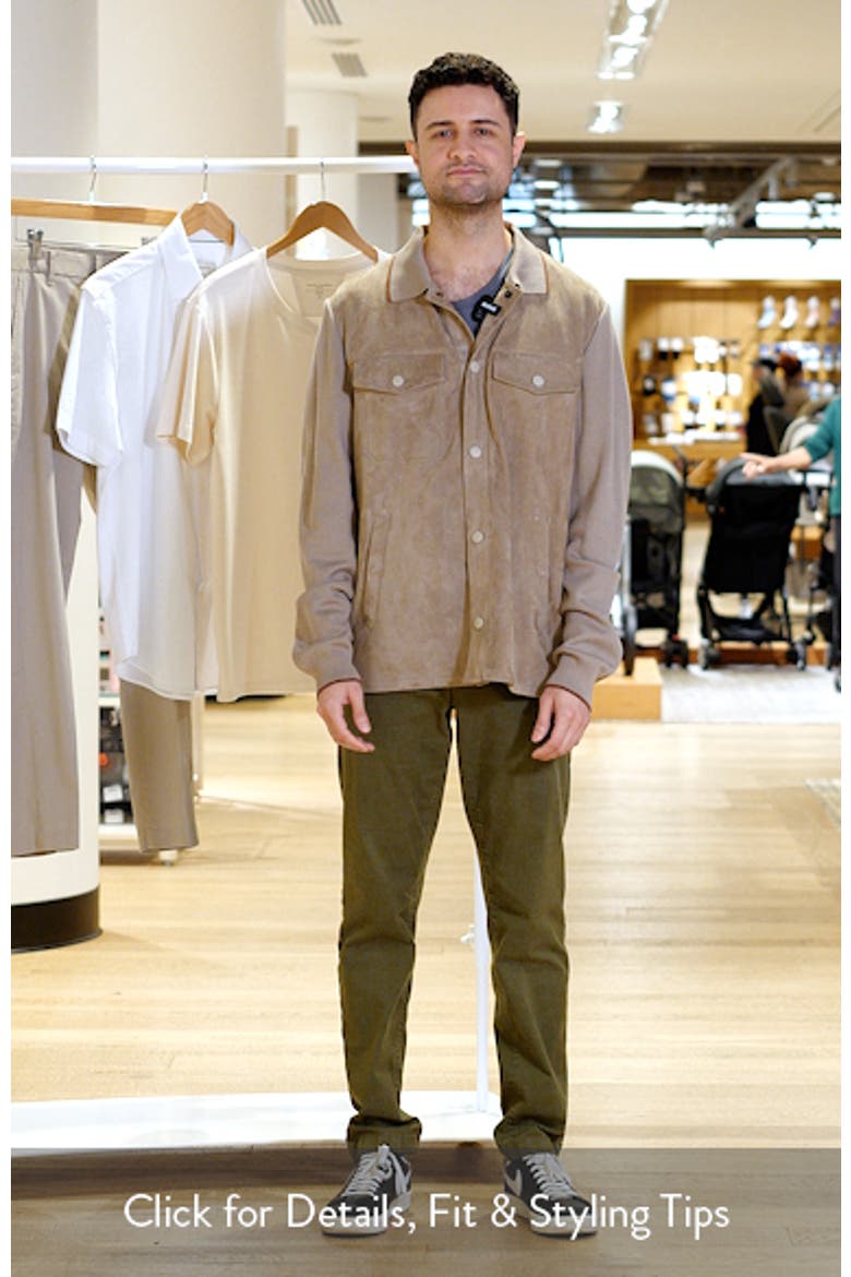 Ultralight Suede & Merino Wool Overshirt video