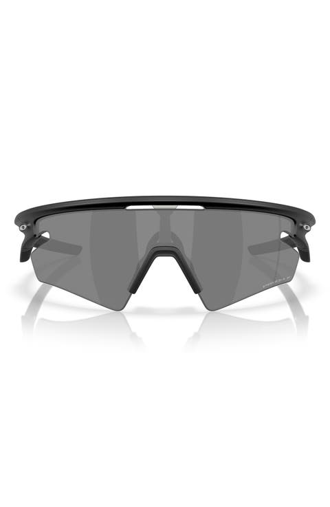 Gender Inclusive Sphaera 36mm Polarized Rectangle Shield Sunglasses