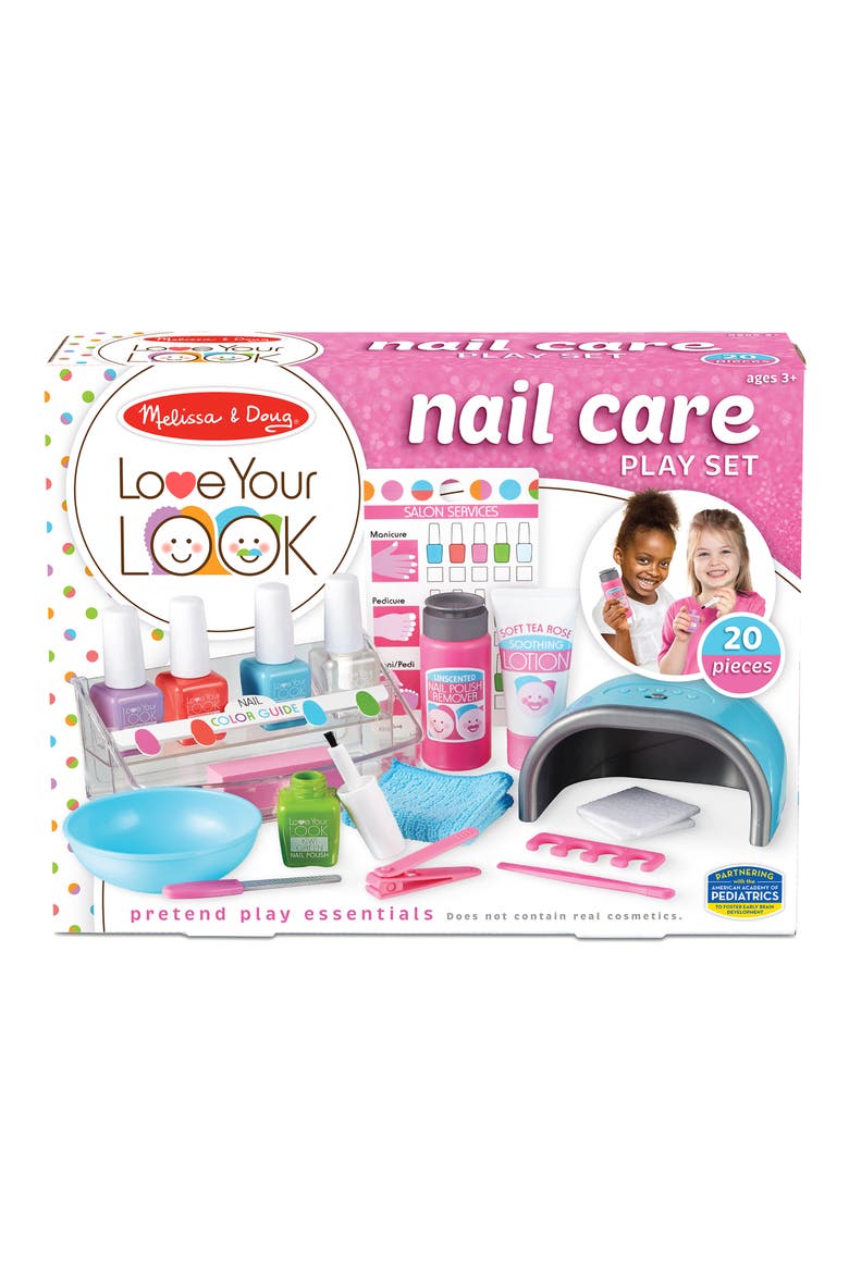 Love Your Look Pretend Nail Care Playset, Main, color, NO COLOR