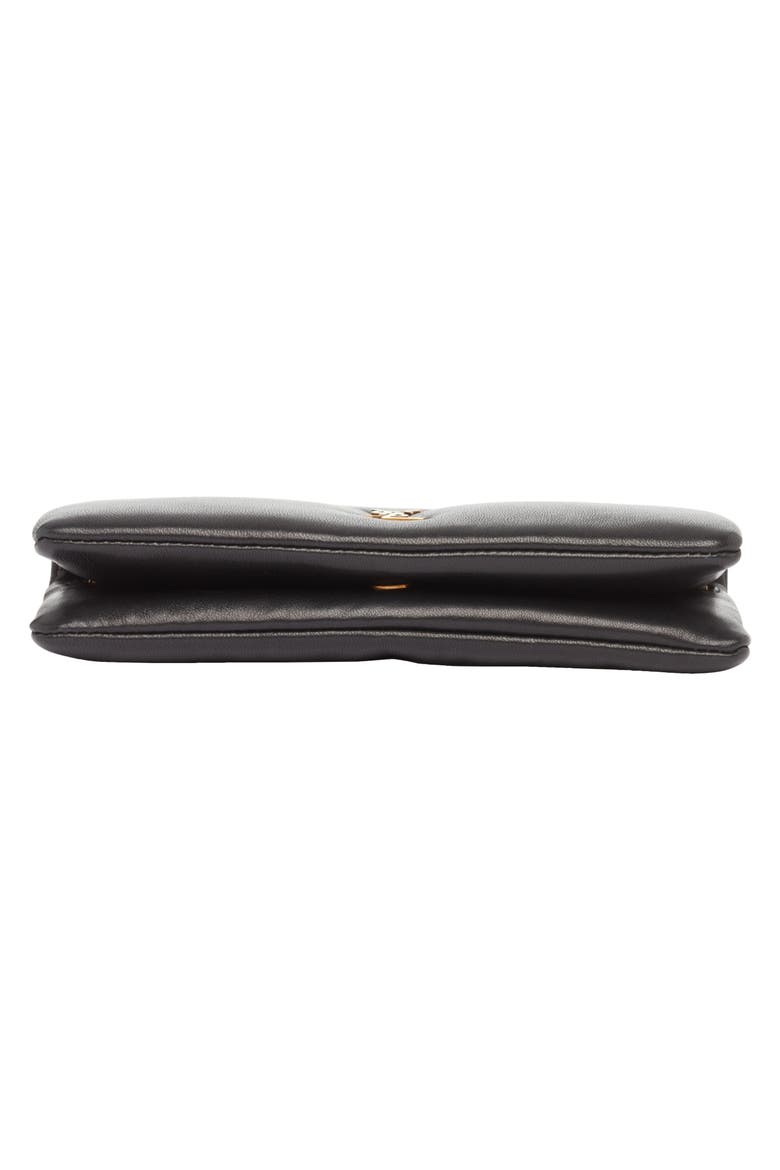 Large Calypso Leather Continental Wallet, Alternate, color, NOIR