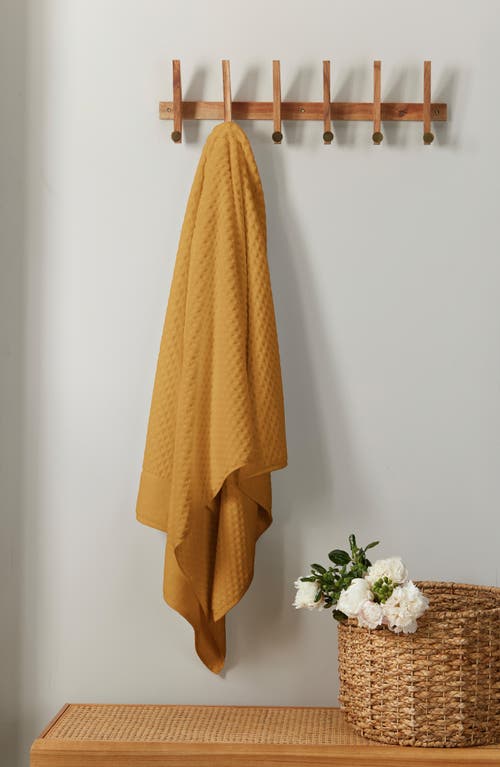 Woven & Weft Diamond 2-pack Bath Towel Set In Yellow