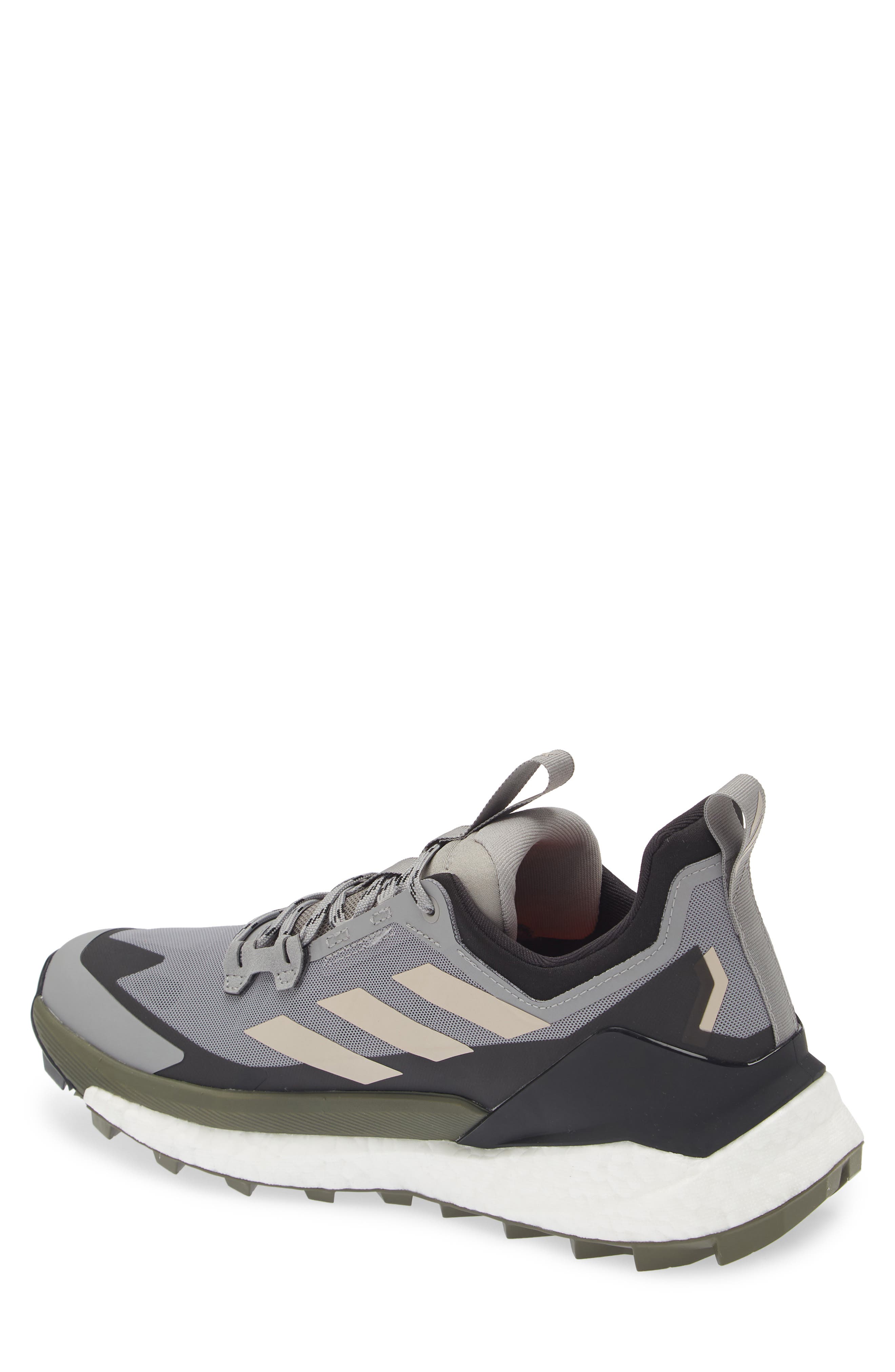 Terrex Free Hiker 2.0 Gore-Tex® Waterproof Hiking Shoe, Alternate, color, CHARCOAL GREY/ BLACK