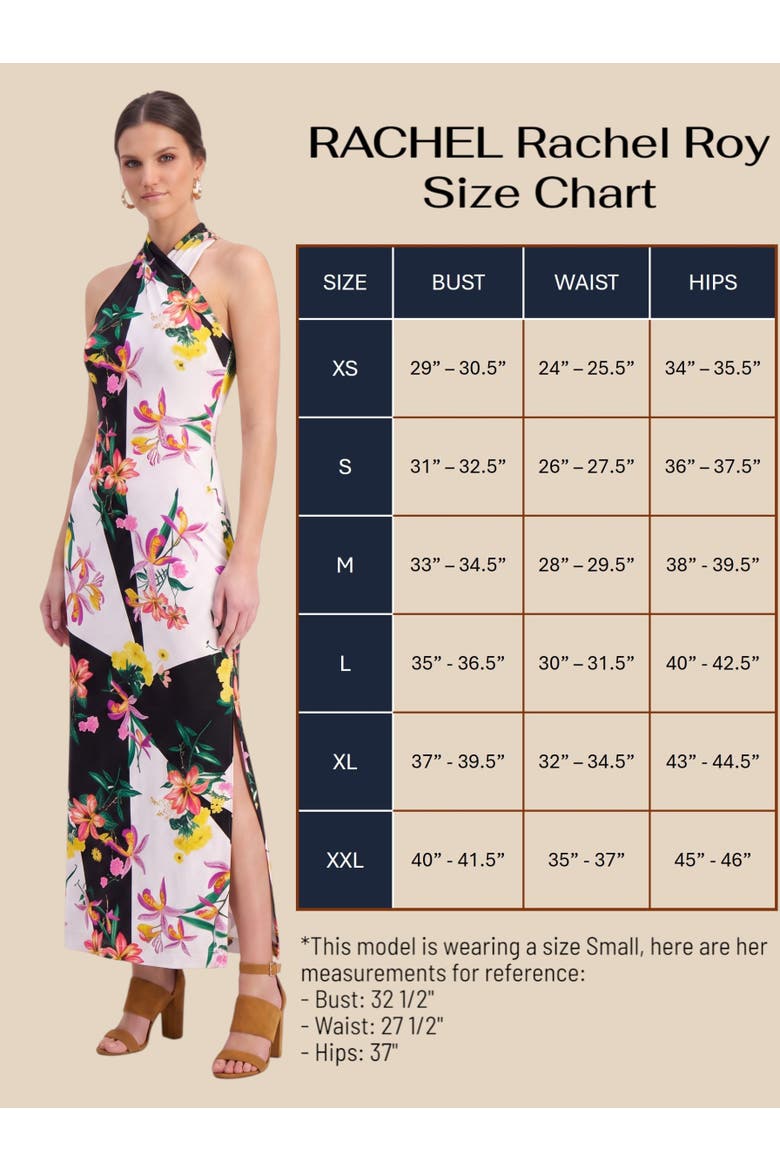 Harland Crossover Maxi Dress, Alternate, color, Geo Floral