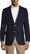 Lands' End School Uniform Tailored Fit Hopsack Blazer