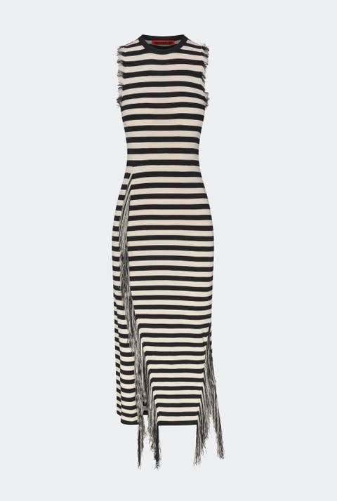 Sabine Fringe Knit Dress