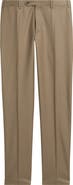 Canali Siena Regular Fit Wool Twill Dress Pants