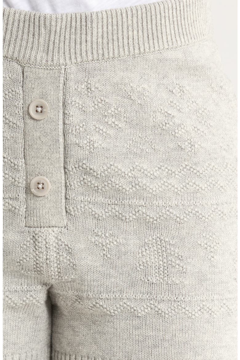 Fair Isle SleepShorts, Alternate, color, GREY MARL