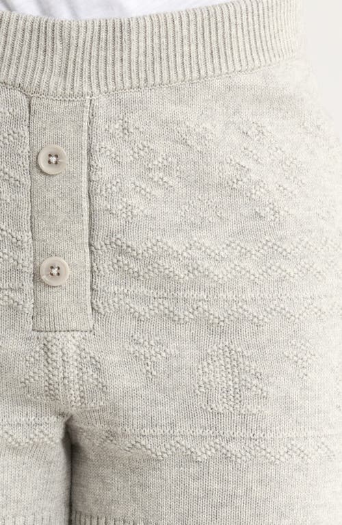 Papinelle Fair Isle Sleepshorts In Gray