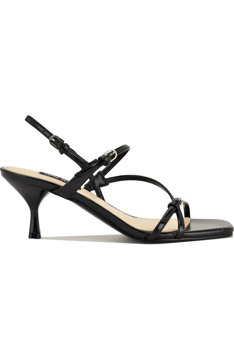 Nine West Hayla Strappy Sandal, Alternate, color, Black