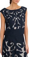 NIC+ZOE Antibes Mesh Cutout Cambric Cotton Top
