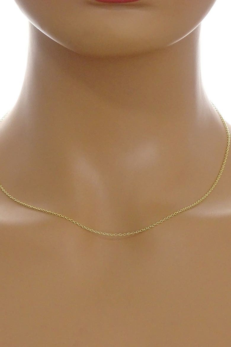 Cable Chain Necklace, Alternate, color, YELLOW