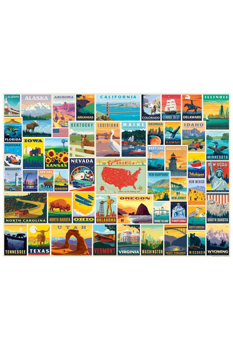 State Pride 1000 Piece Jigsaw Puzzle, Alternate, color, Multicolor