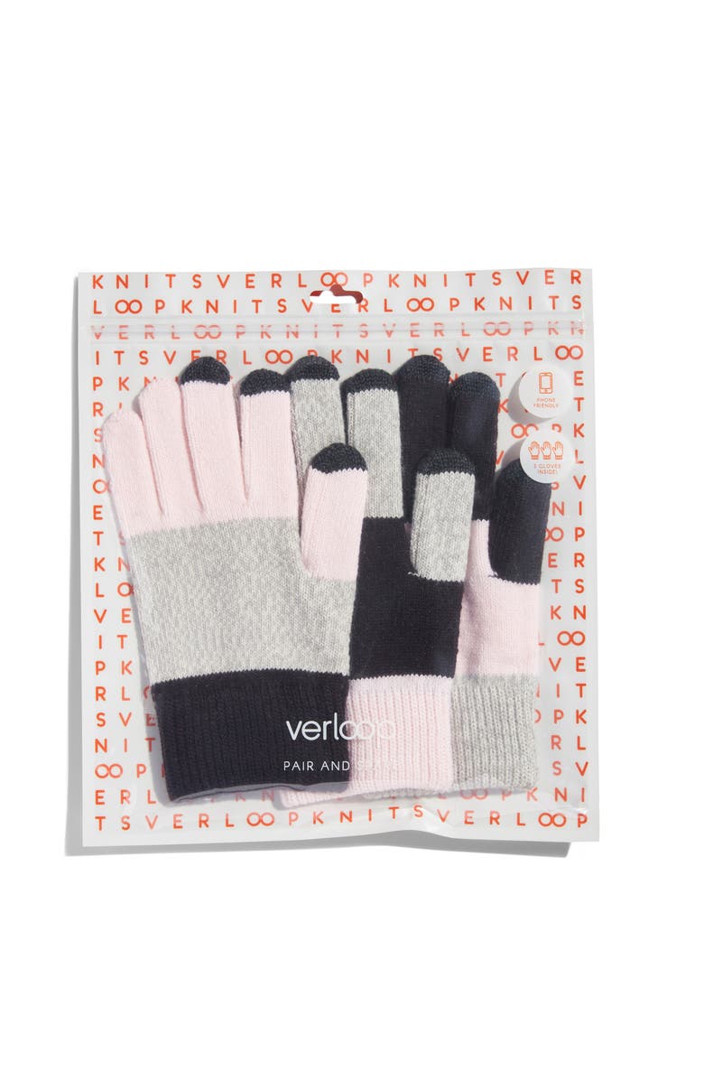 verloop Pair & Spare Set of 3 Touchscreen Gloves, Alternate, color,