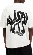 AllSaints Orlando Logo Oversize Graphic T-Shirt