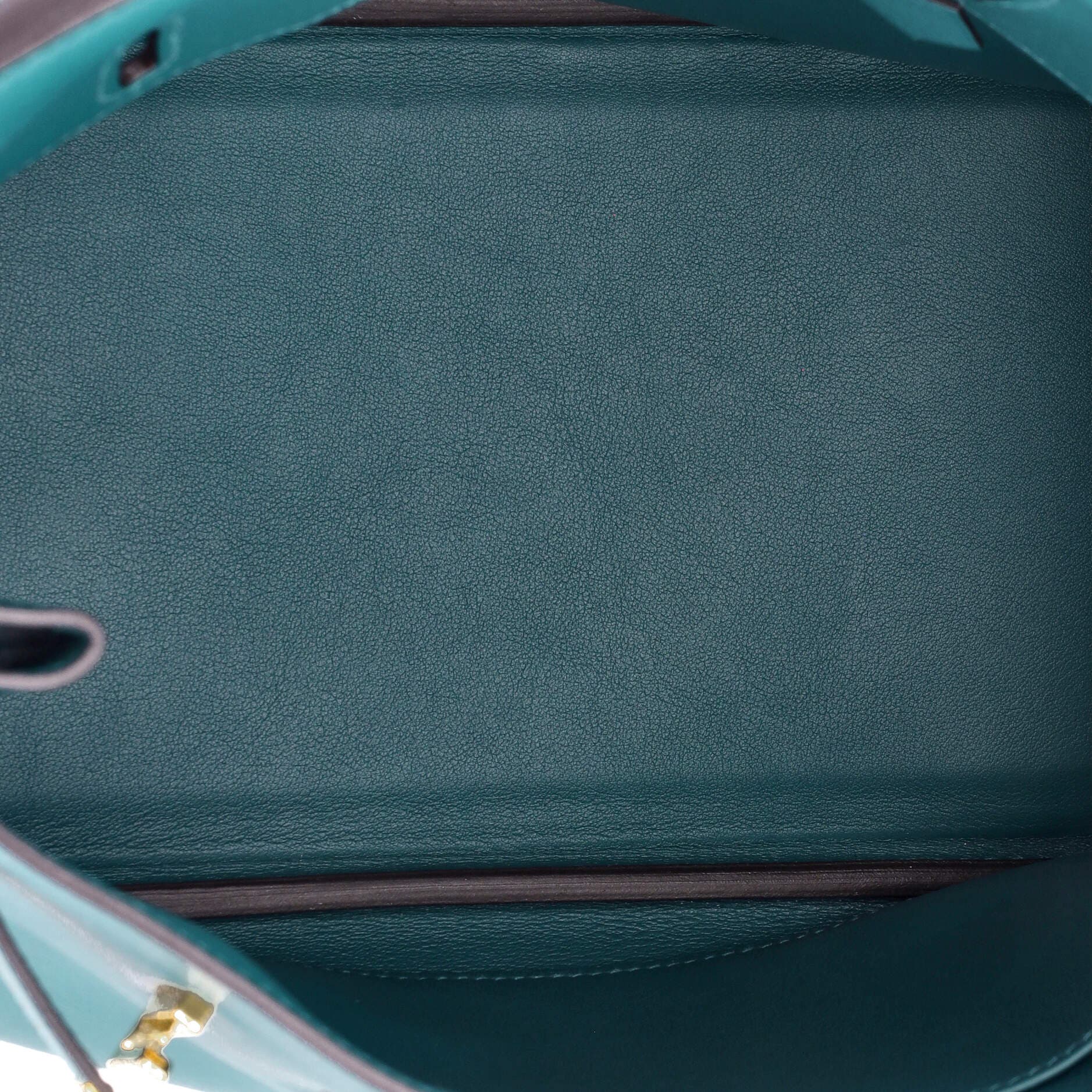 Pre-Owned Hermes Birkin Handbag Green Swift with Gold Hardware 25, Alternate, color, Vert Bosphore