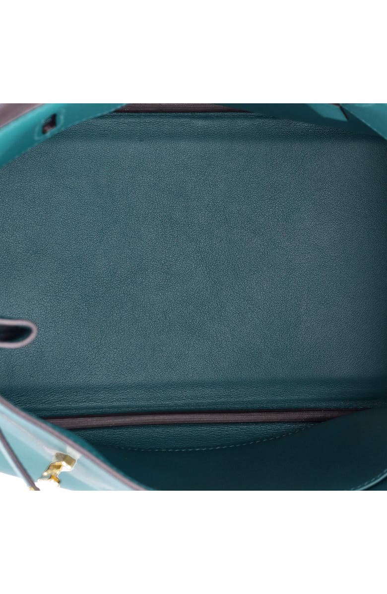 Pre-Owned Hermes Birkin Handbag Green Swift with Gold Hardware 25, Alternate, color, Vert Bosphore