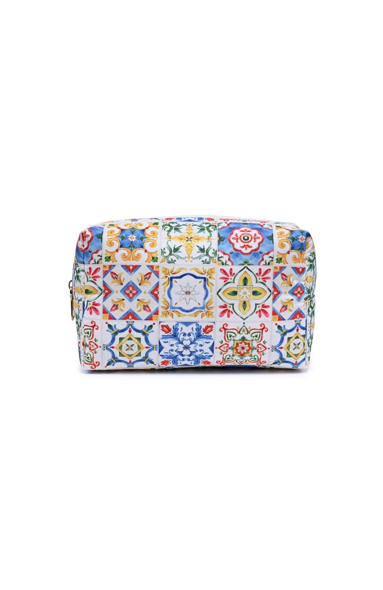 Amalfi Escape Cosmetic & Travel Organizer Pouch, Main, color, Sorrento