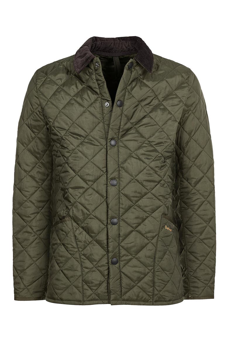 Heritage Liddesdale Quilted Jacket, Alternate, color, OLIVE